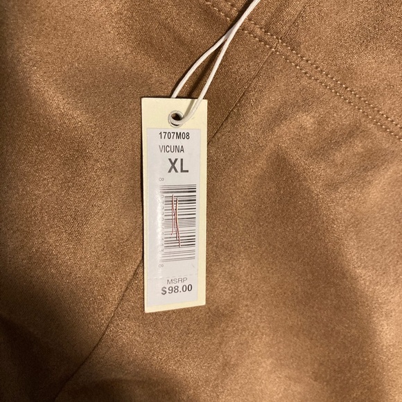 Max Studio XL Pull on suede like pants. Fitted to the ankle. Comfy stretch. Nice - Picture 7 of 7